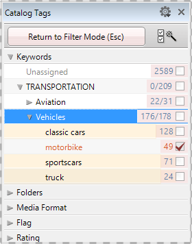 The Assign Tags Mode