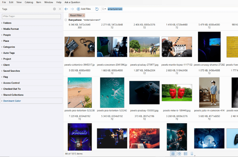 DAM for Entertainment